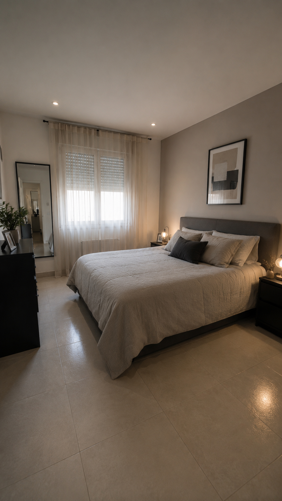 Dormitorio principal del piso en venta en Viladecans