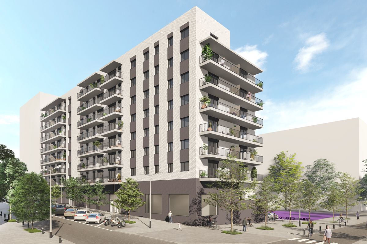 Promoción de obra nueva en Viladecans comercializada por Columna Inmobiliaria