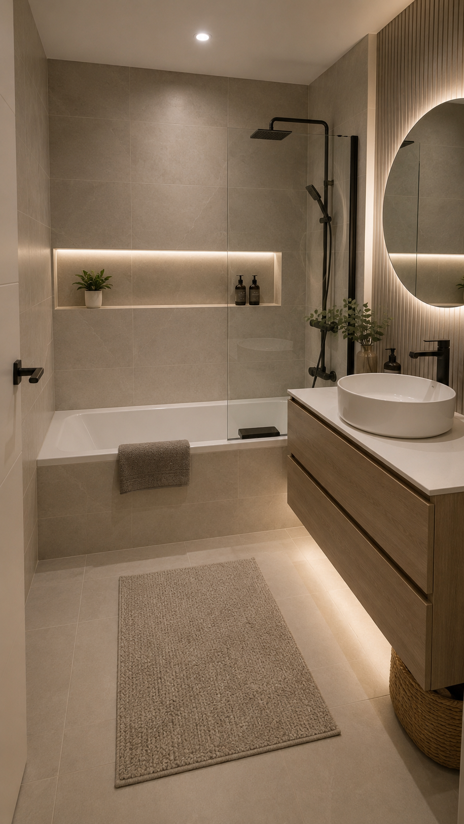 Baño completo del piso en venta en Viladecans