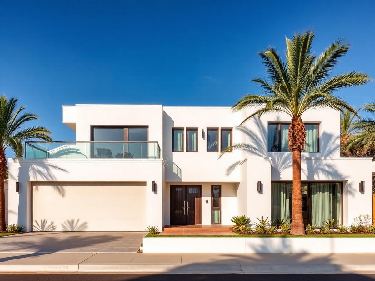 Fachada de vivienda